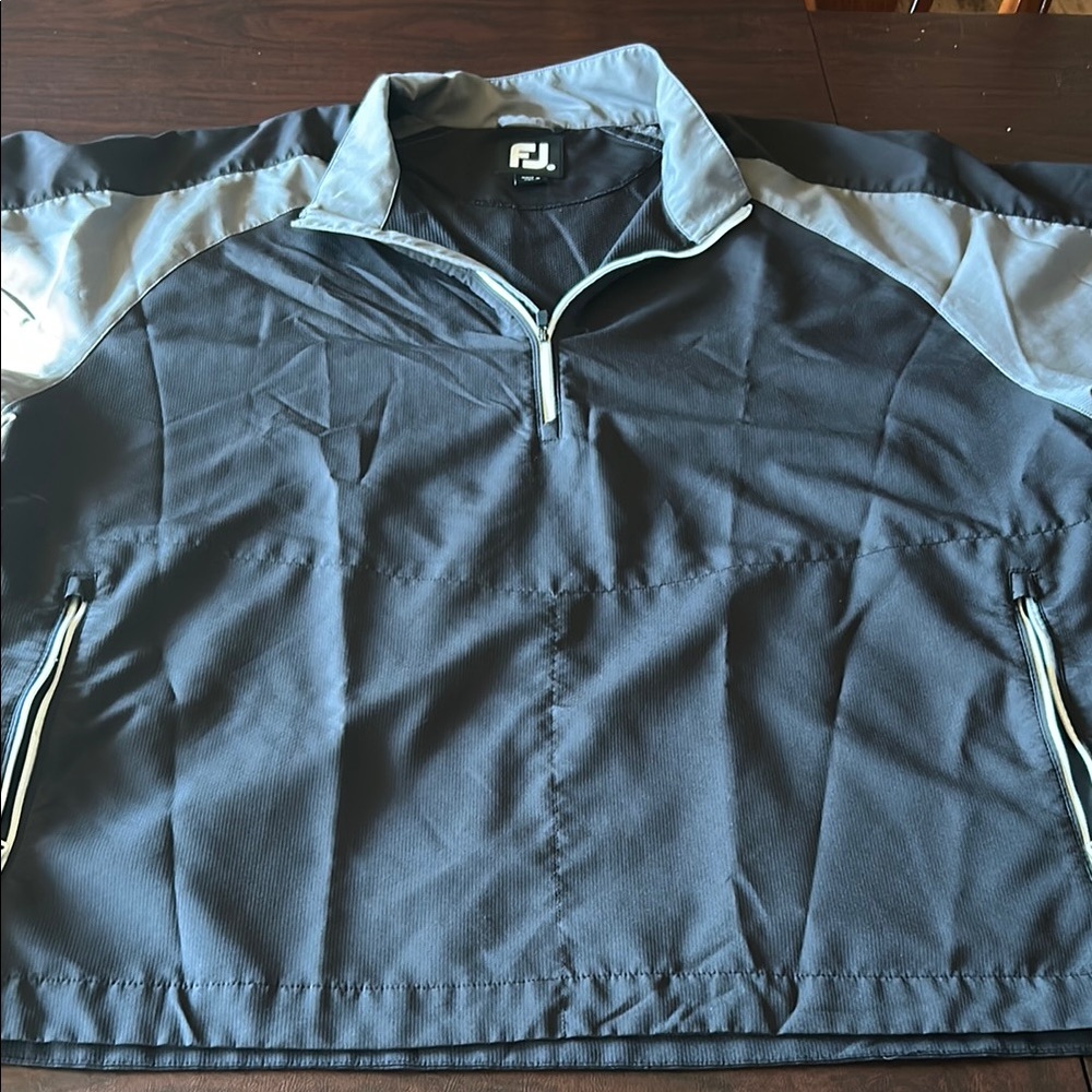 Men's Black and Gray FootJoy Jacket